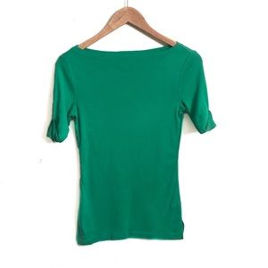 Lauren ralph lauren green quarter sleeve